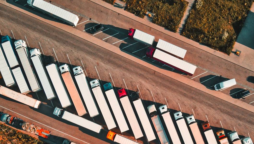 Autobahnparkplatz